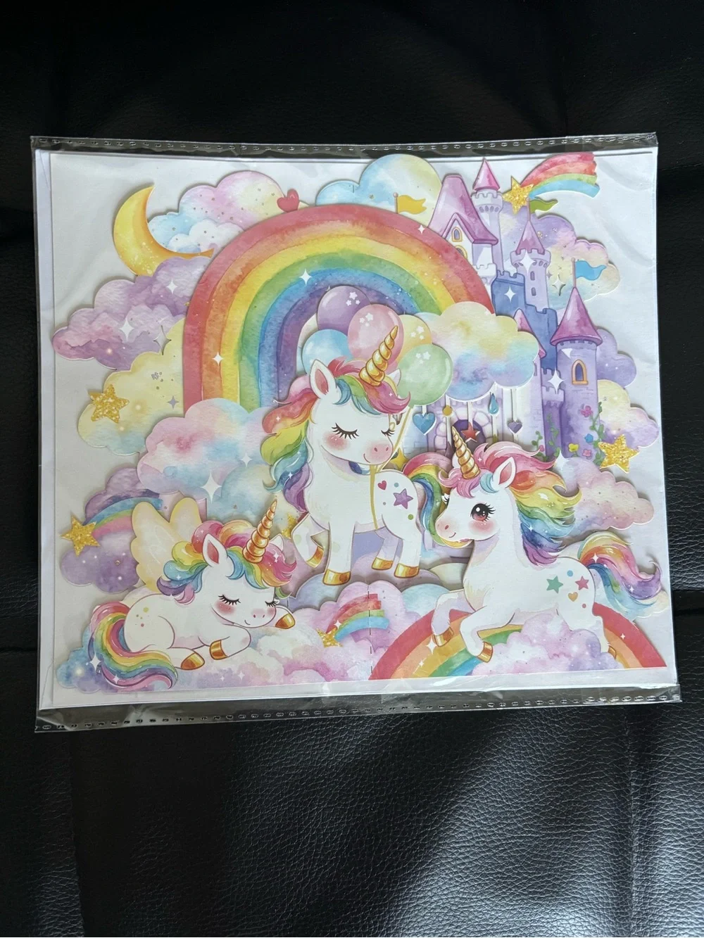 Rainbow Unicorn Pop-Up Card